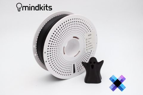 Pixel Filament ASA - Singularity (Black) - with Reusable Spool - 1kg