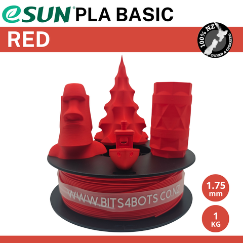 eSun PLA Basic Filament - Red / 1.75mm / 1kg