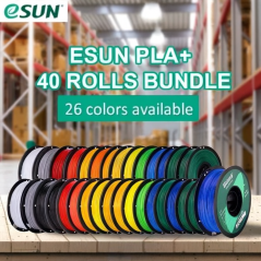 eSUN PLA+ 40 Rolls Bundle-1Kg-1.75mm-Free shipping