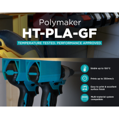 Polymaker™ HT-PLA-GF High-Temperature Glass Fiber Reinforced PLA Filament [1kg/roll - 1.75mm]