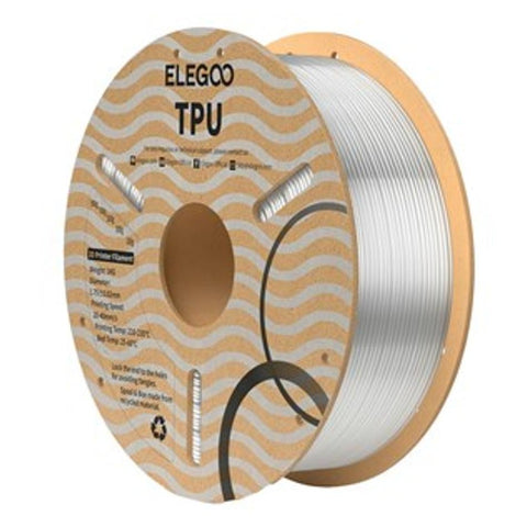 Elegoo TPU 95A Filament Clear 1.75mm 1kg