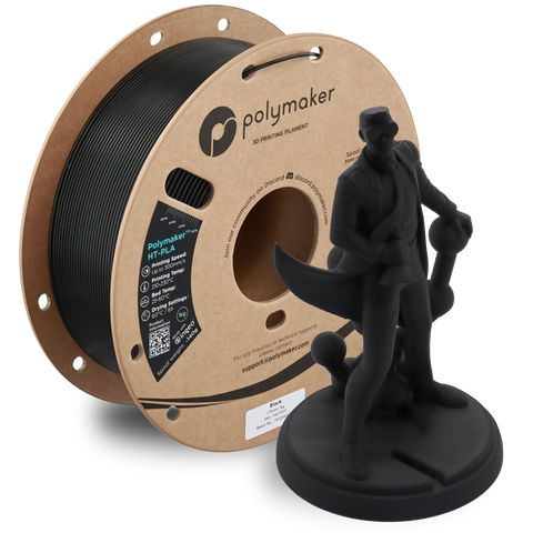 Polymaker High Temp HT-PLA 1kg Rolls - Black / 1.75mm / 1KG