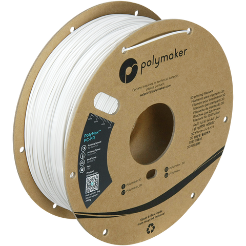 PolyMax™ PC-FR - White (HEX Code - FFFFFF) / 1.75mm / 1kg