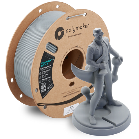 Polymaker High Temp HT-PLA 1kg Rolls - Grey / 1.75mm / 1KG