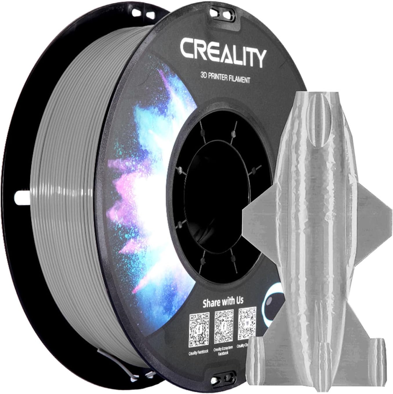 Creality CR-PETG Filament 1.0kg 1.75mm- GRAY