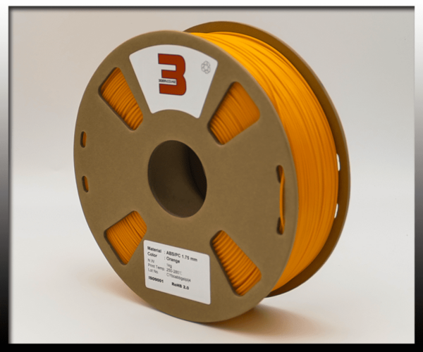 Orange ABS/PC Blend Pro – 1.75mm Filament
