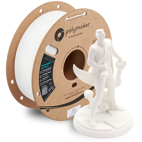Polymaker High Temp HT-PLA 1kg Rolls - White / 1.75mm / 1KG