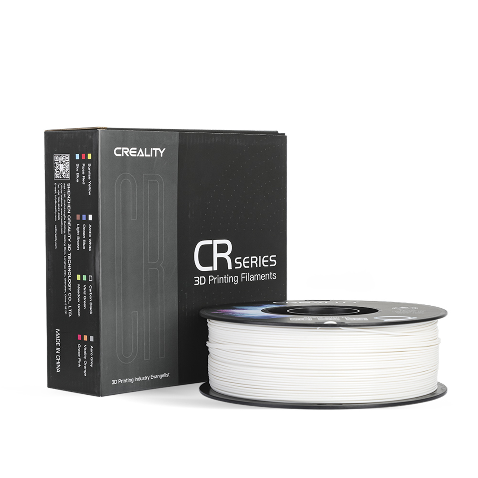 Creality CR-ABS Filament - White 1kg Roll - 1.75mm