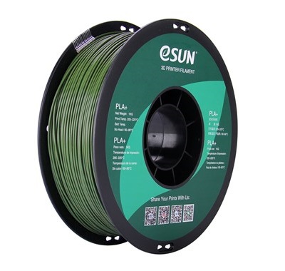 PLA+ 1.75mm 1Kg eSun Olive Green (Army Military colour)