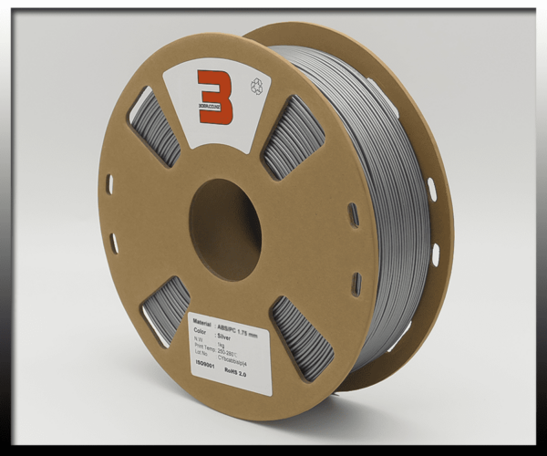 Silver ABS/PC Blend Pro – 1.75mm Filament