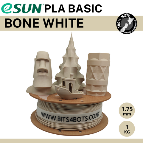 eSun PLA Basic Filament - Bone White / 1.75mm / 1kg
