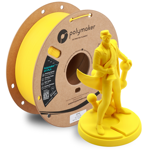 Polymaker High Temp HT-PLA 1kg Rolls - Yellow / 1.75mm / 1KG
