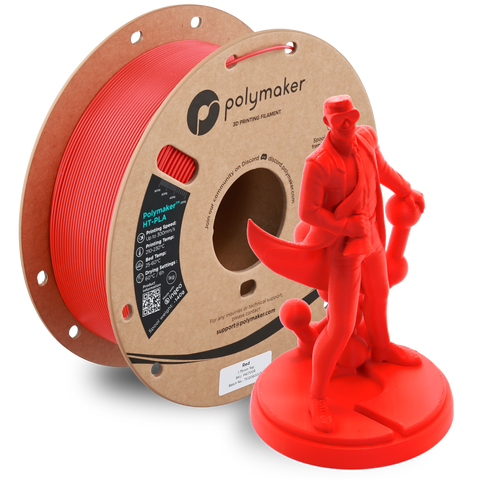 Polymaker High Temp HT-PLA 1kg Rolls - Red / 1.75mm / 1KG