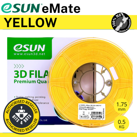eSun eMATE 1.75mm Filament 0.5kg - Yellow / 1.75mm / 0.5kg