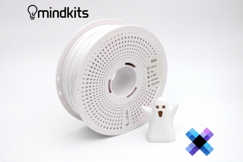 Pixel Filament ASA - CryoFrost (White) - with Reusable Spool - 1kg
