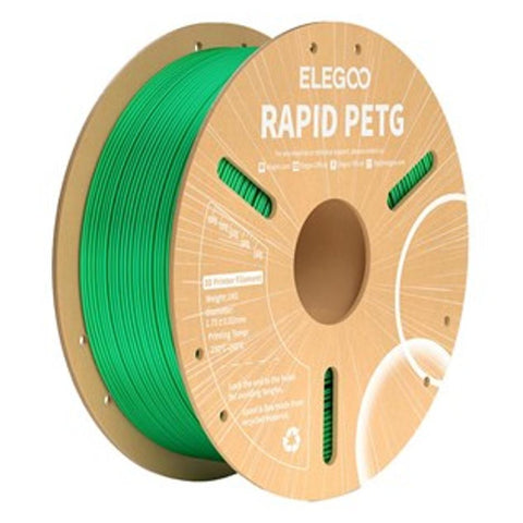 Elegoo Rapid PETG Filament Green 1.75mm 1kg