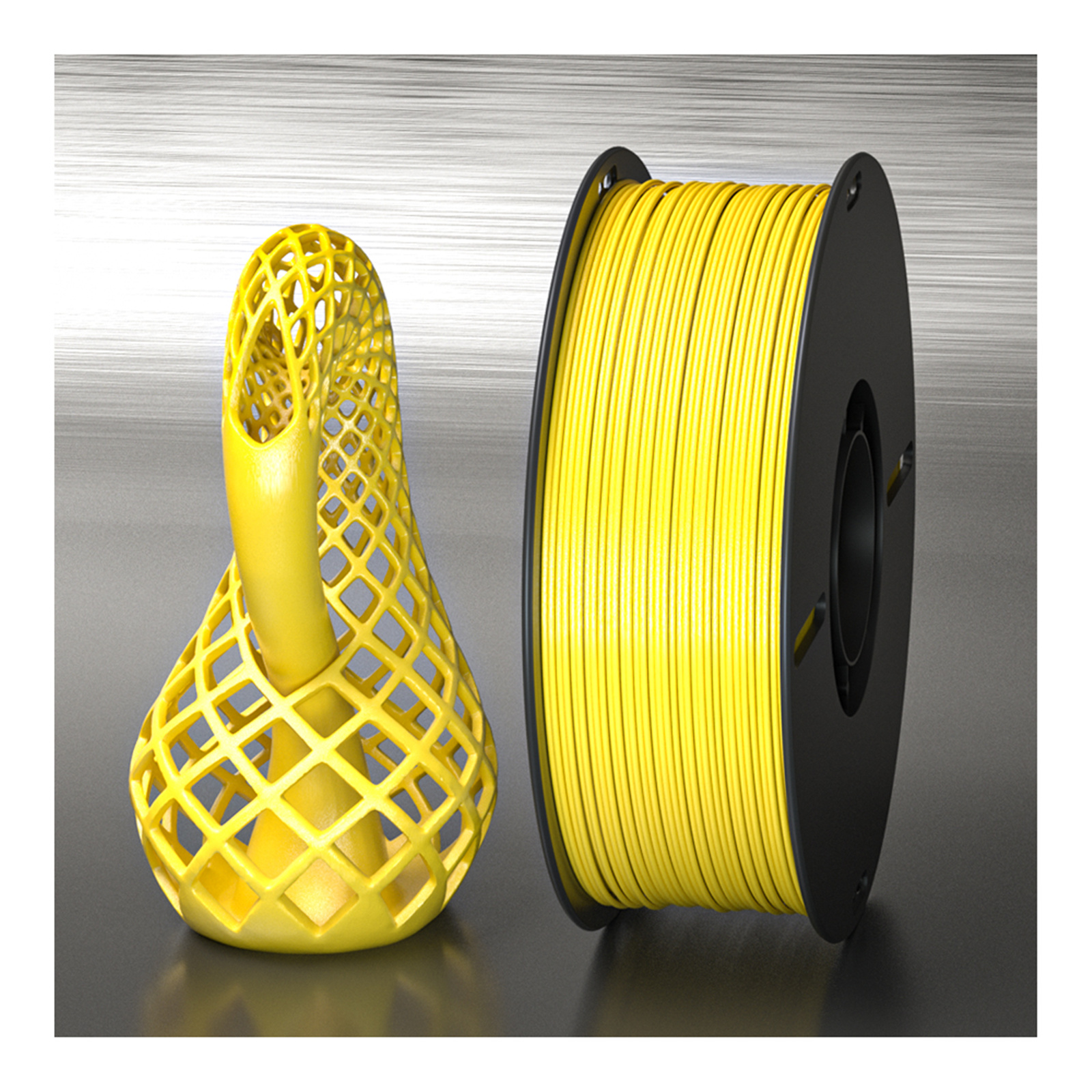 Creality CR-ABS Filament - Yellow 1kg Roll - 1.75mm