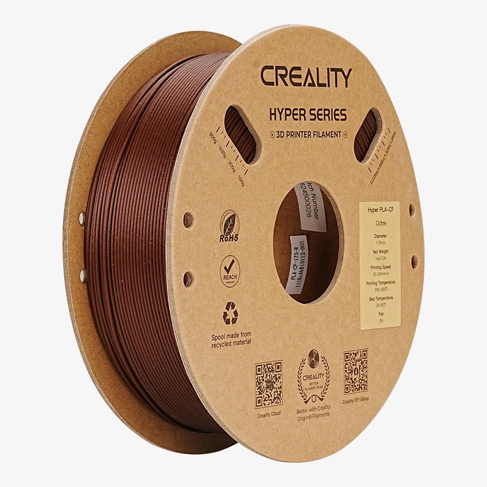 Creality Hyper PLA-CF (Carbon Fiber) Filament Orchre 1.0kg 1.75mm