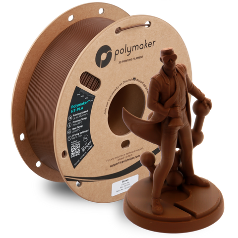 Polymaker High Temp HT-PLA 1kg Rolls - Brown / 1.75mm / 1KG