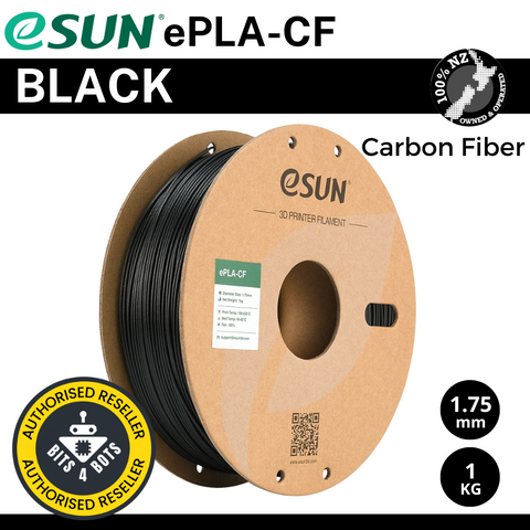 eSun ePLA-CF (Carbon Fiber) Filament - Black / 1.75mm / 1kg