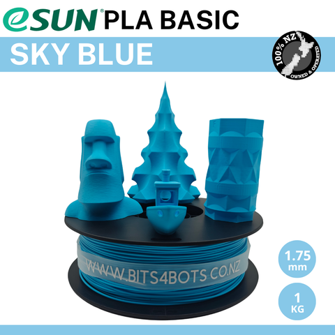 eSun PLA Basic Filament - Sky Blue / 1.75mm / 1kg