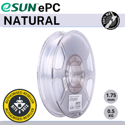 eSun ePC (PolyCarbonate) 1.75mm Filament 0.5kg (Discontinued) - Natural / 1.75mm / 0.5kg