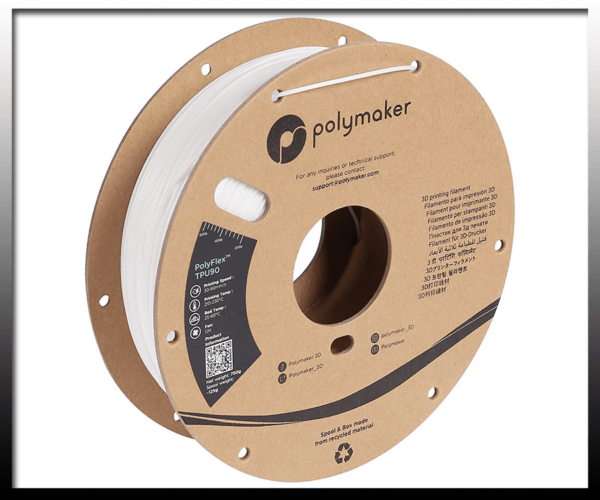 PolyFlex™ TPU90 White 1.75mm