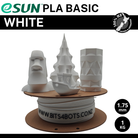 eSun PLA Basic Filament - White / 1.75mm / 1kg